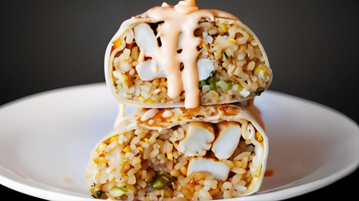 Hibachi Chicken Burrito