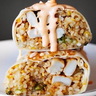 Hibachi Chicken Burrito