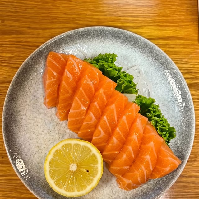 All Salmon Sashimi Lunch.