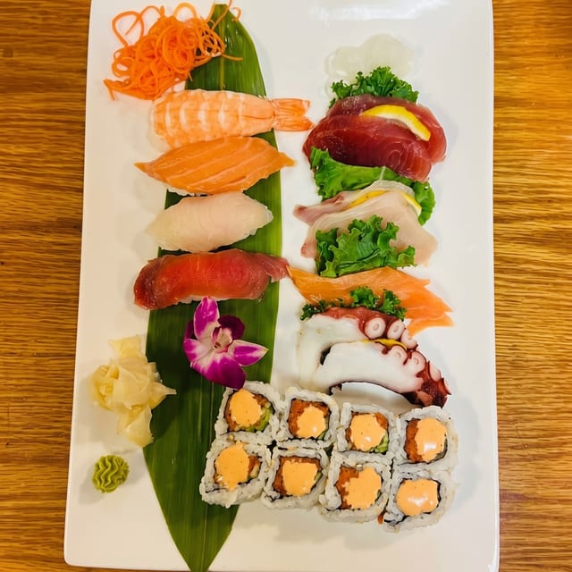 Sushi and Sashimi Lunch.