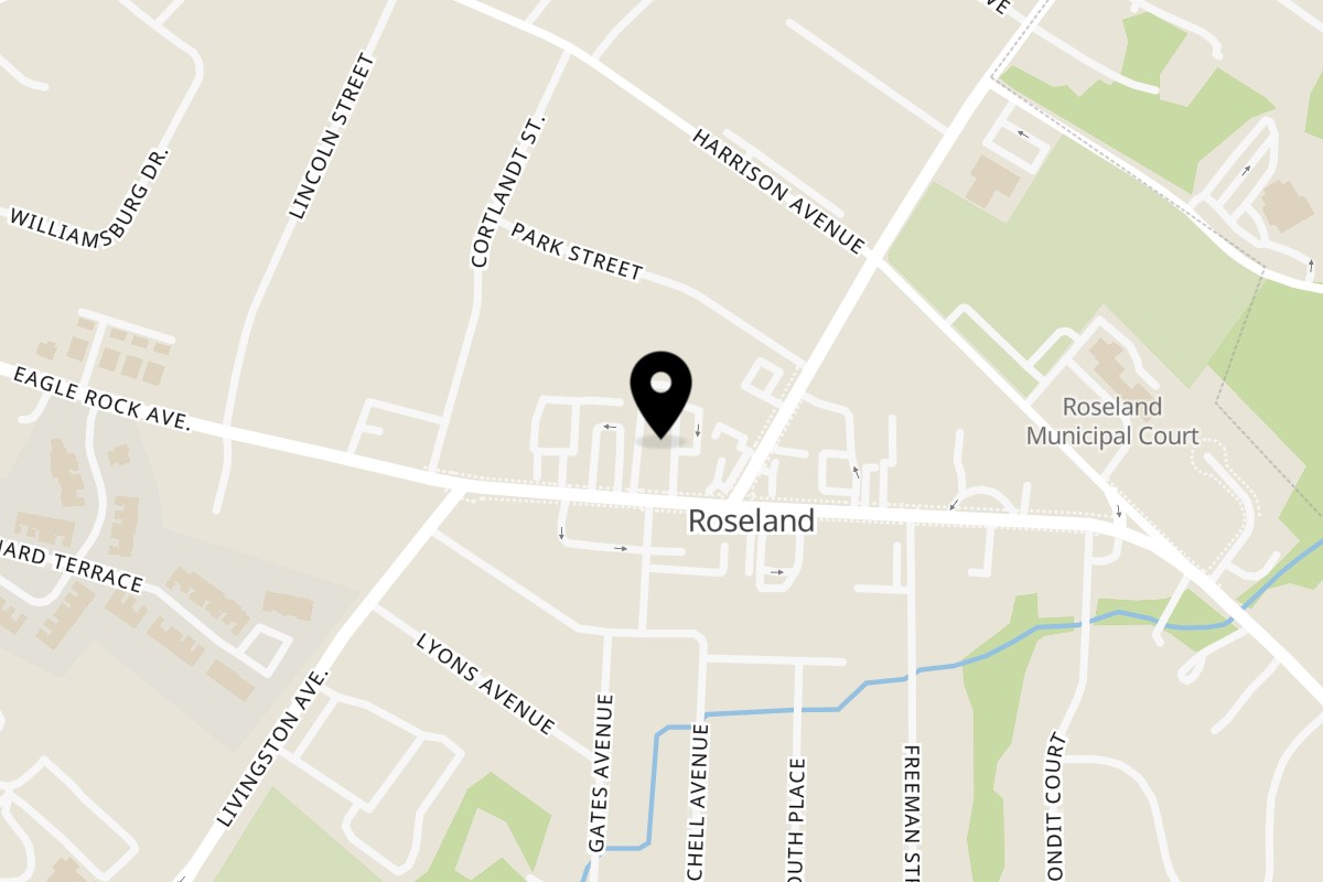Map showing the location of katsuyo on 178 Eagle Rock Ave unit 12 in Roseland